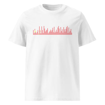 China Music Graphic Equalizer - organic cotton t-shirt (Unisex)