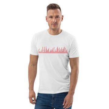 China Music Graphic Equalizer - organic cotton t-shirt (Unisex)