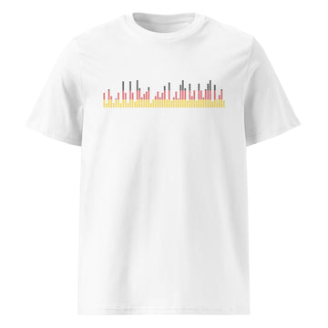 Germany Music Graphic Equalizer - organic cotton t-shirt (Unisex)