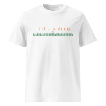 India Music Graphic Equalizer - organic cotton t-shirt (Unisex)
