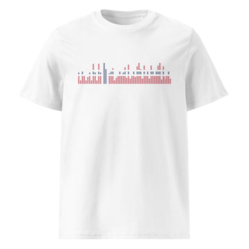 Norway Music Graphic Equalizer - organic cotton t-shirt (Unisex)