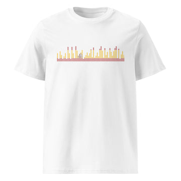 Spain Music Graphic Equalizer - organic cotton t-shirt (Unisex)