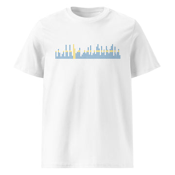 Sweden Music Graphic Equalizer - organic cotton t-shirt (Unisex)