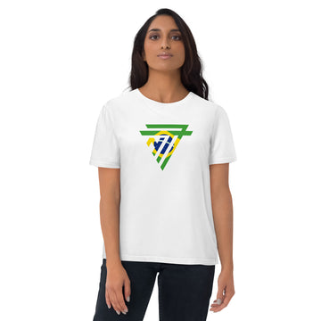 Brazil Superhero Fashion Chest Logo - organic cotton t-shirt (Unisex)