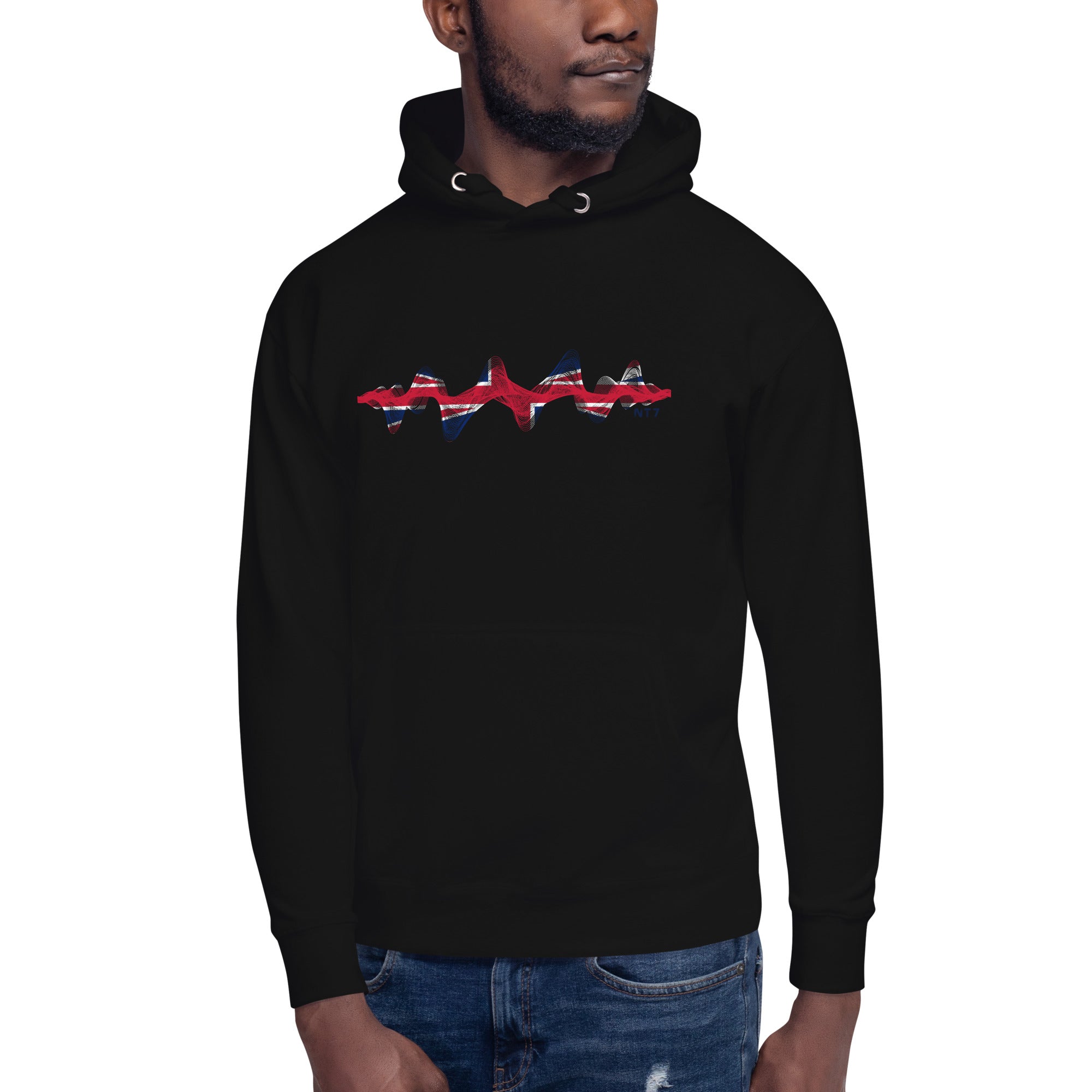 Great Britain 3D Music Soundwave - Essential Hoodie (Unisex)