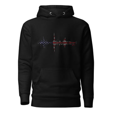 USA Pulse Music Soundwave - Essential Hoodie (Unisex)