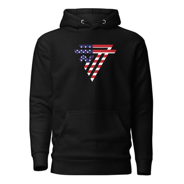 USA Superhero Fashion Chest Logo - Essential Hoodie (Unisex)