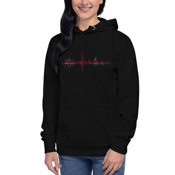 Great Britain Pulse Music Soundwave - Essential Hoodie (Unisex)