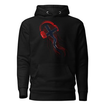 Norway Jellyfish DJ with Headphones - Essential Hoodie (Unisex)