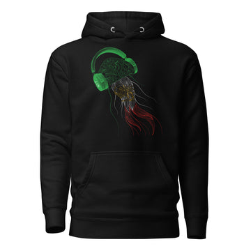 Iran Jellyfish DJ with Headphones - Essential Hoodie (Unisex)