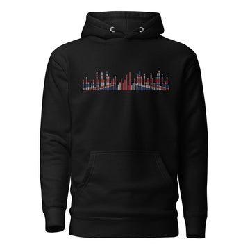 Great Britain Music Graphic Equalizer - Essential Hoodie (Unisex)