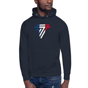 France Superhero Fashion Chest Logo - Essential Hoodie (Unisex)