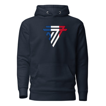 France Superhero Fashion Chest Logo - Essential Hoodie (Unisex)