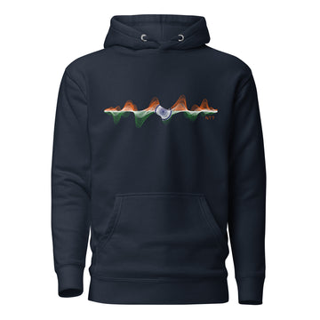 India 3D Music Soundwave - Essential Hoodie (Unisex)