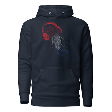 Netherlands Jellyfish DJ with Headphones - Essential Hoodie (Unisex)