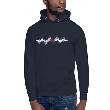 South Korea 3D Music Soundwave - Essential Hoodie (Unisex)