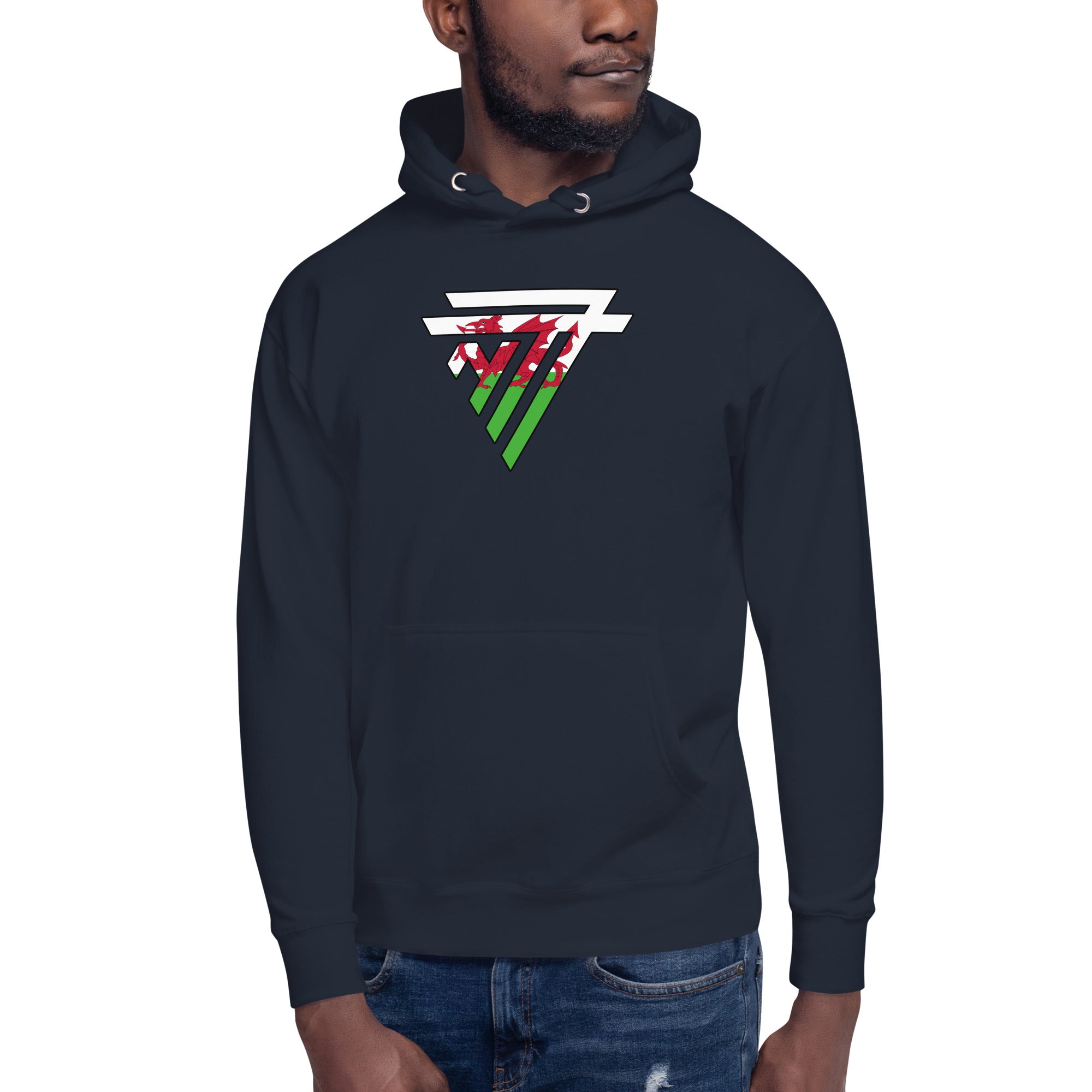 Wales Superhero Fashion Chest Logo - Essential Hoodie (Unisex)