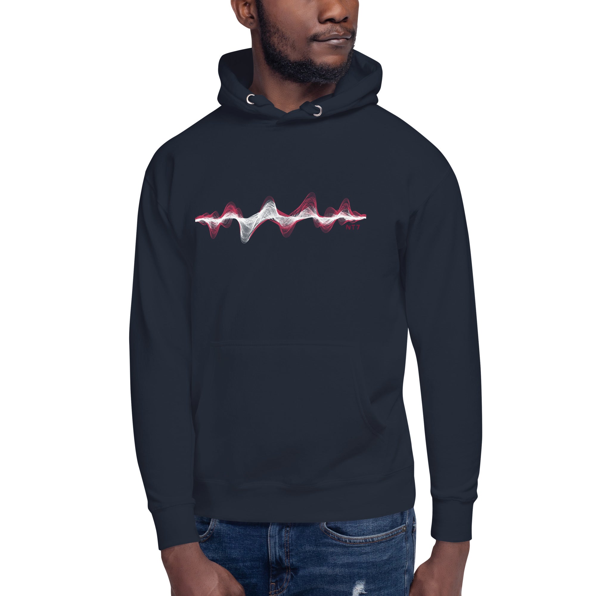 Denmark 3D Music Soundwave - Essential Hoodie (Unisex)