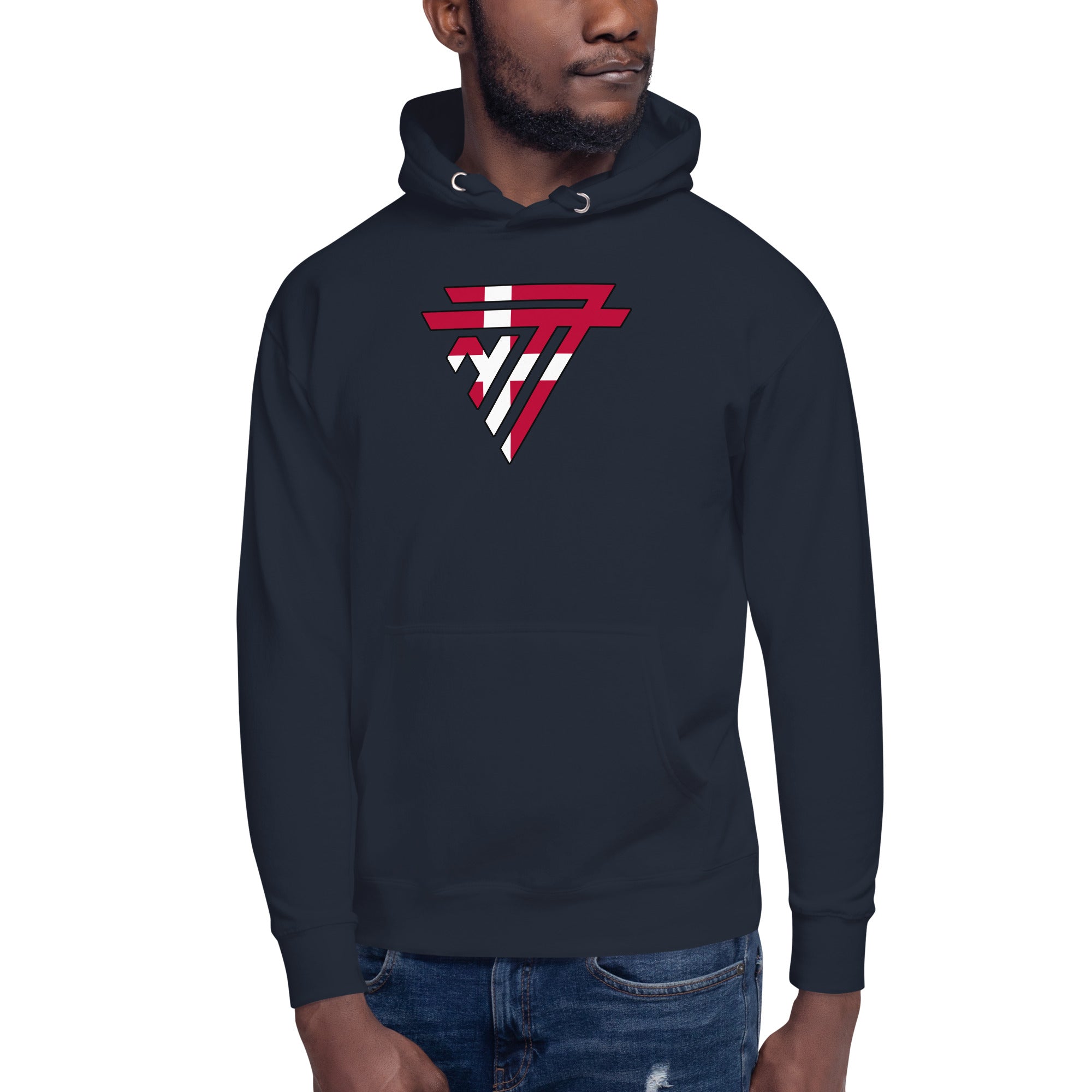 Denmark Superhero Fashion Chest Logo - Essential Hoodie (Unisex)