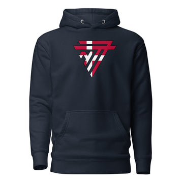 Denmark Superhero Fashion Chest Logo - Essential Hoodie (Unisex)