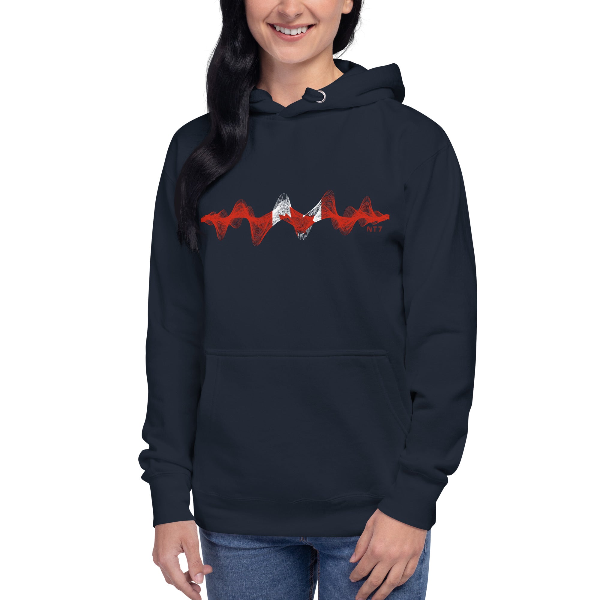 Canada 3D Music Soundwave - Essential Hoodie (Unisex)