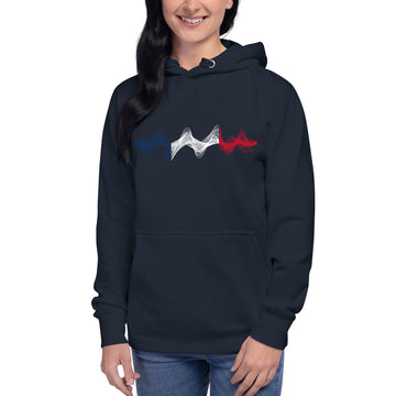 France 3D Music Soundwave - Essential Hoodie (Unisex)