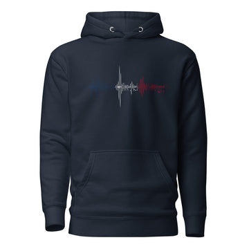 France Pulse Music Soundwave - Essential Hoodie (Unisex)