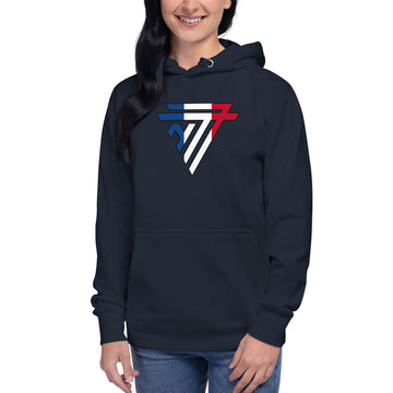 France Superhero Fashion Chest Logo - Essential Hoodie (Unisex)