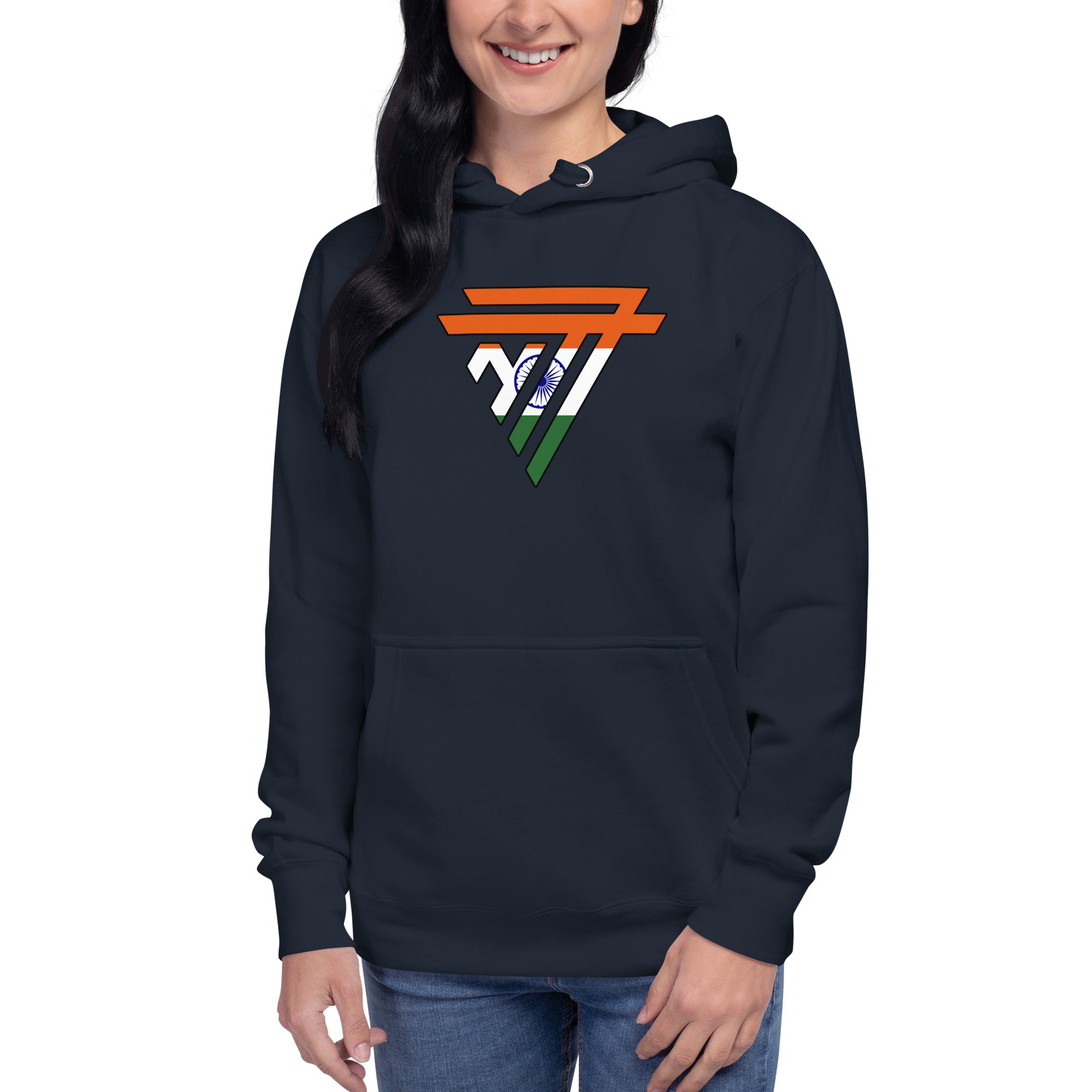 India Superhero Fashion Chest Logo - Essential Hoodie (Unisex)