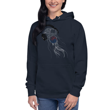 South Korea Jellyfish DJ with Headphones - Essential Hoodie (Unisex)