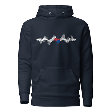 South Korea 3D Music Soundwave - Essential Hoodie (Unisex)