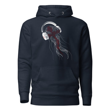 England Jellyfish DJ with Headphones - Essential Hoodie (Unisex)