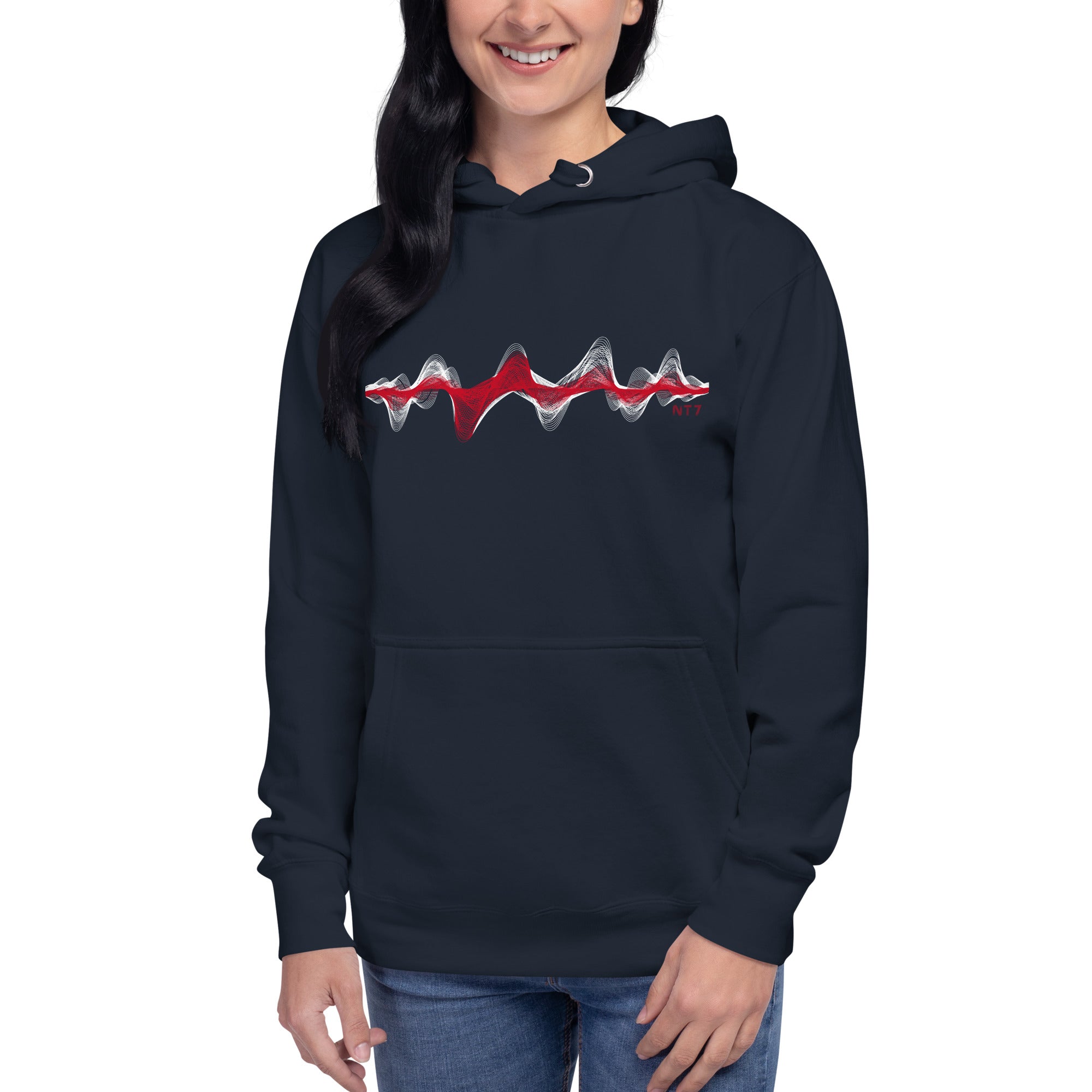 England 3D Music Soundwave - Essential Hoodie (Unisex)