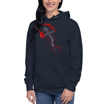 Denmark Jellyfish DJ with Headphones - Essential Hoodie (Unisex)