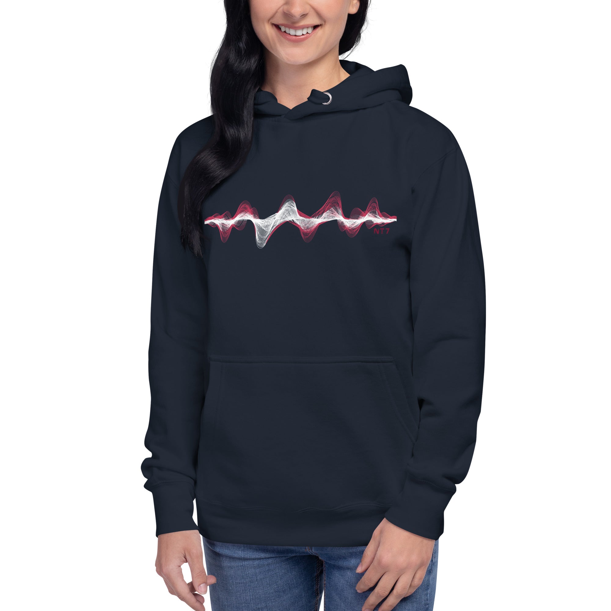 Denmark 3D Music Soundwave - Essential Hoodie (Unisex)