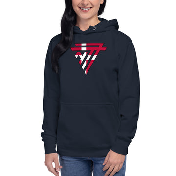 Denmark Superhero Fashion Chest Logo - Essential Hoodie (Unisex)