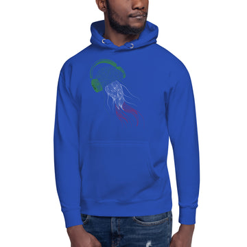 Italy Jellyfish DJ with Headphones - Essential Hoodie (Unisex)