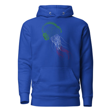 Italy Jellyfish DJ with Headphones - Essential Hoodie (Unisex)