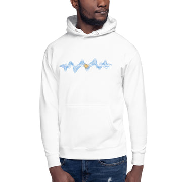 Argentina 3D Music Soundwave - Unisex Premium Hoodie