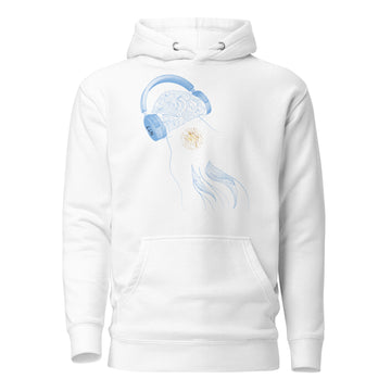 Argentina Jellyfish DJ with Headphones - Essential Hoodie (Unisex)