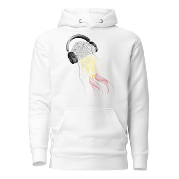 Belgium Jellyfish DJ with Headphones - Essential Hoodie (Unisex)