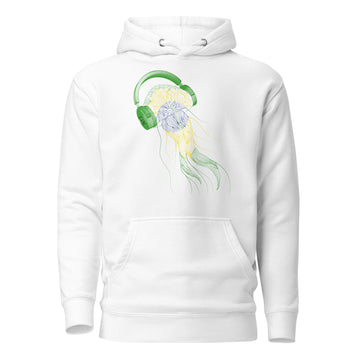 Brazil Jellyfish DJ with Headphones - Essential Hoodie (Unisex)