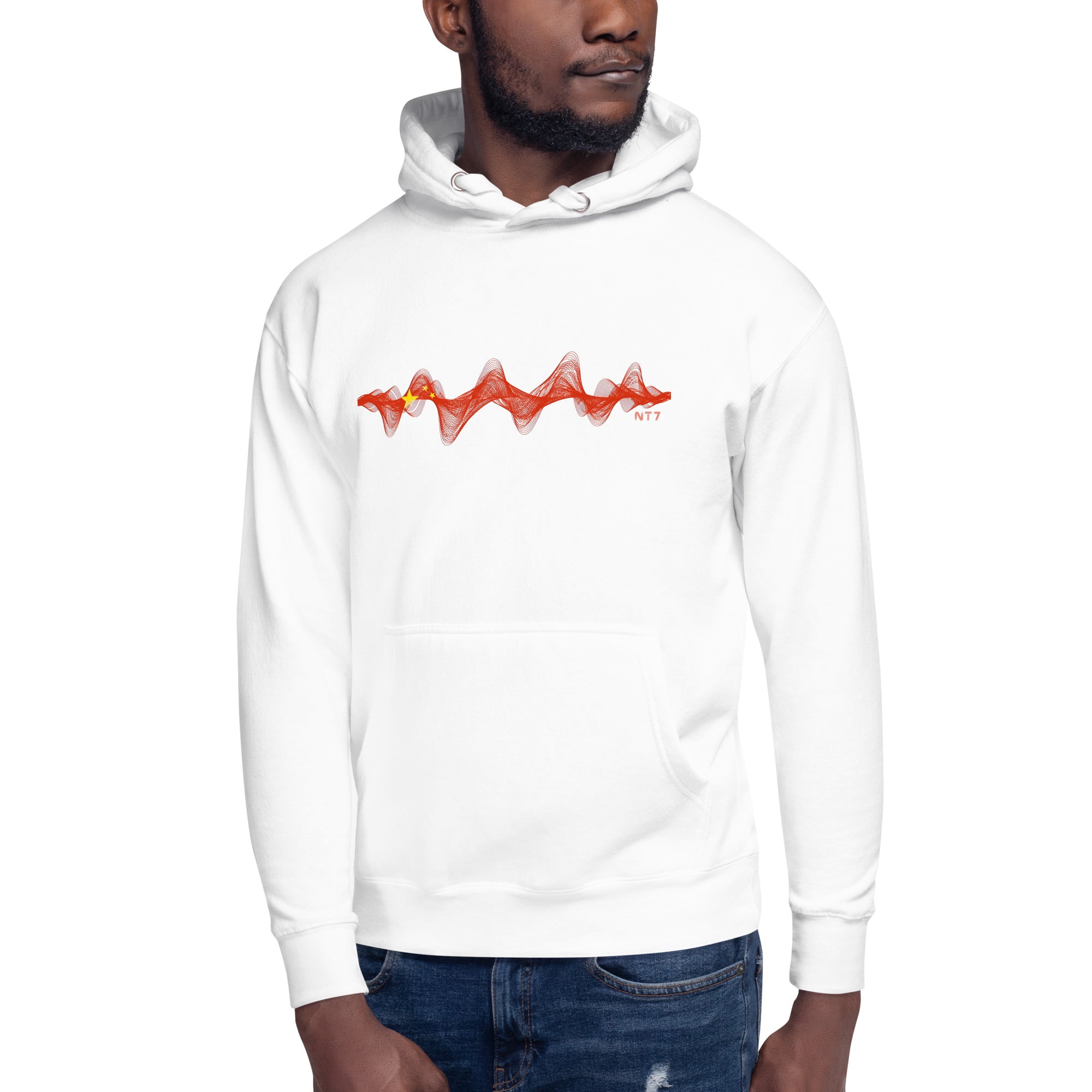 China 3D Music Soundwave - Essential Hoodie (Unisex)
