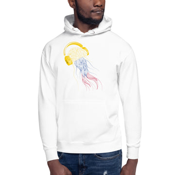 Colombia Jellyfish DJ with Headphones - Essential Hoodie (Unisex)