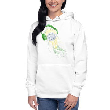 Brazil Jellyfish DJ with Headphones - Essential Hoodie (Unisex)