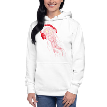 China Jellyfish DJ with Headphones - Essential Hoodie (Unisex)