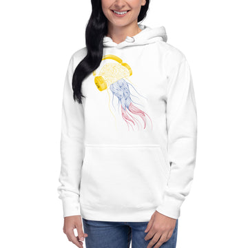 Colombia Jellyfish DJ with Headphones - Essential Hoodie (Unisex)