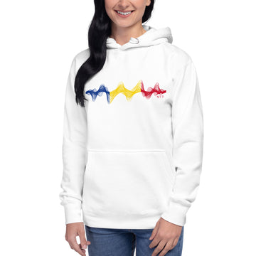 Romania 3D Music Soundwave - Essential Hoodie (Unisex)