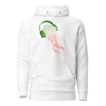 Portugal Jellyfish DJ with Headphones - Essential Hoodie (Unisex)