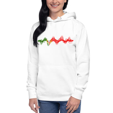 Portugal 3D Music Soundwave - Essential Hoodie (Unisex)